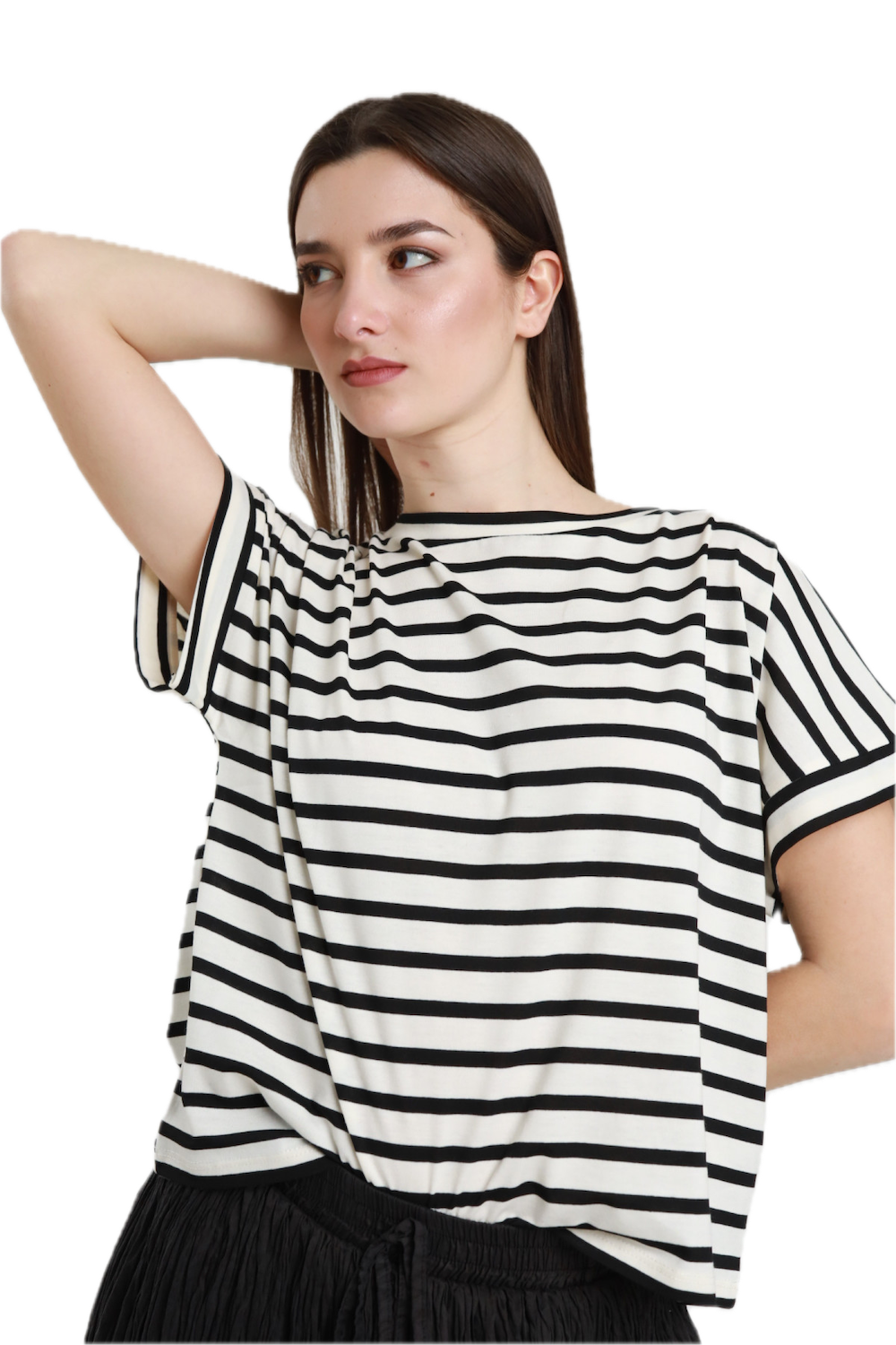 Susy Mix black line t-shirt