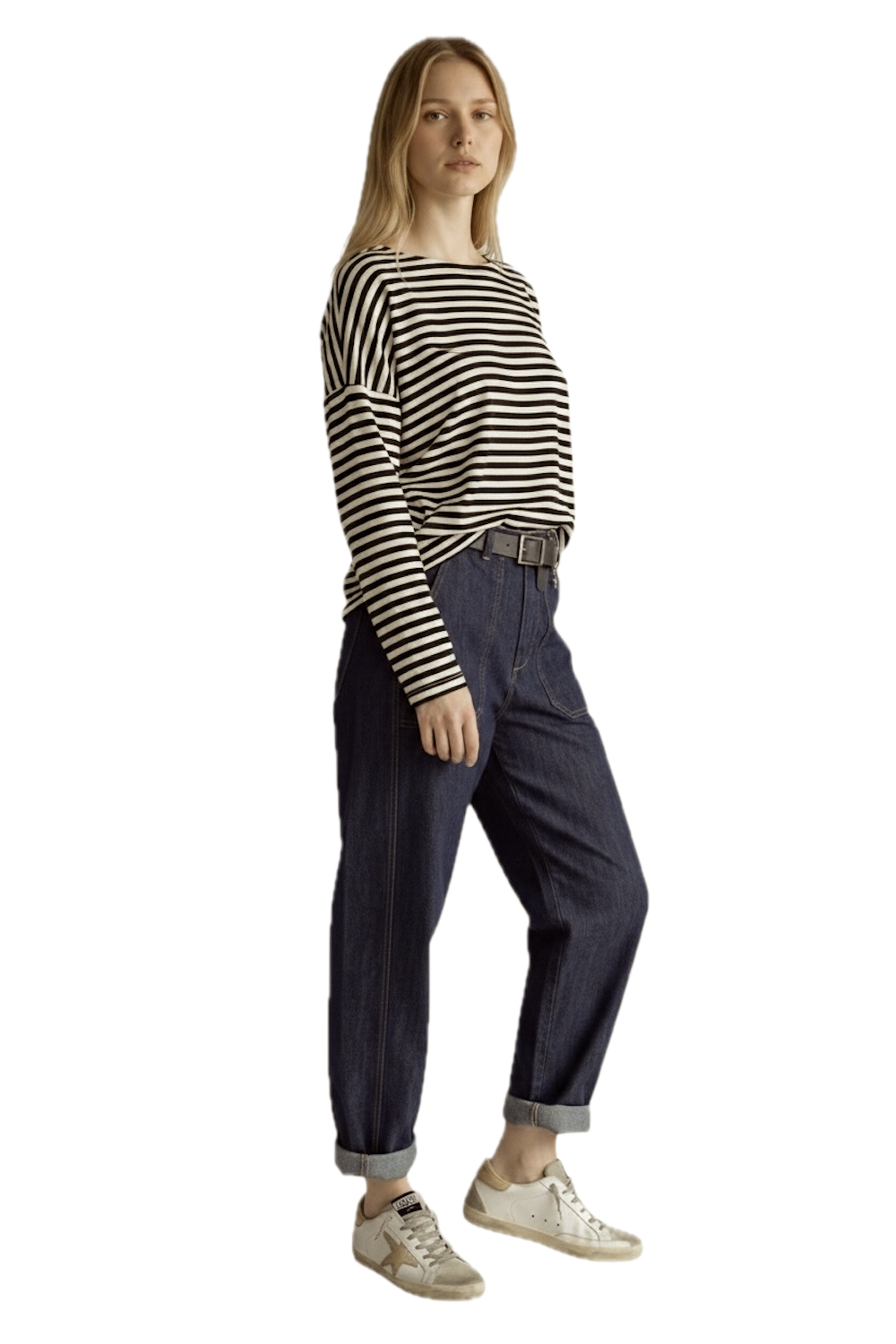 Susy Mix brown striped t-shirt
