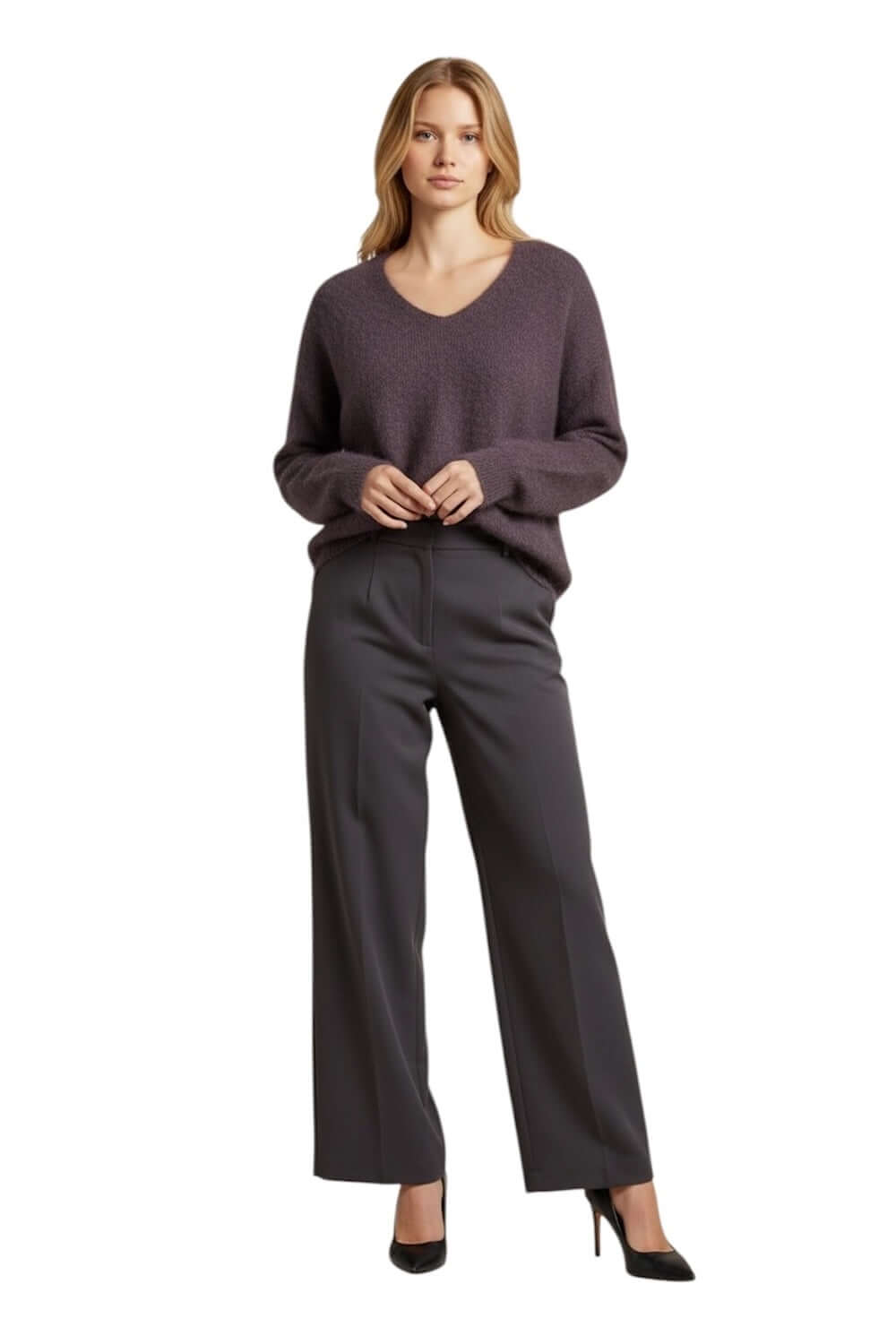 Le îls dark brown pullover