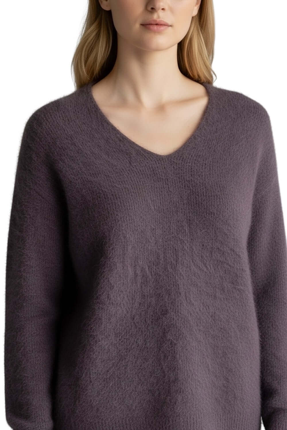 Der dunkelbraune Pullover