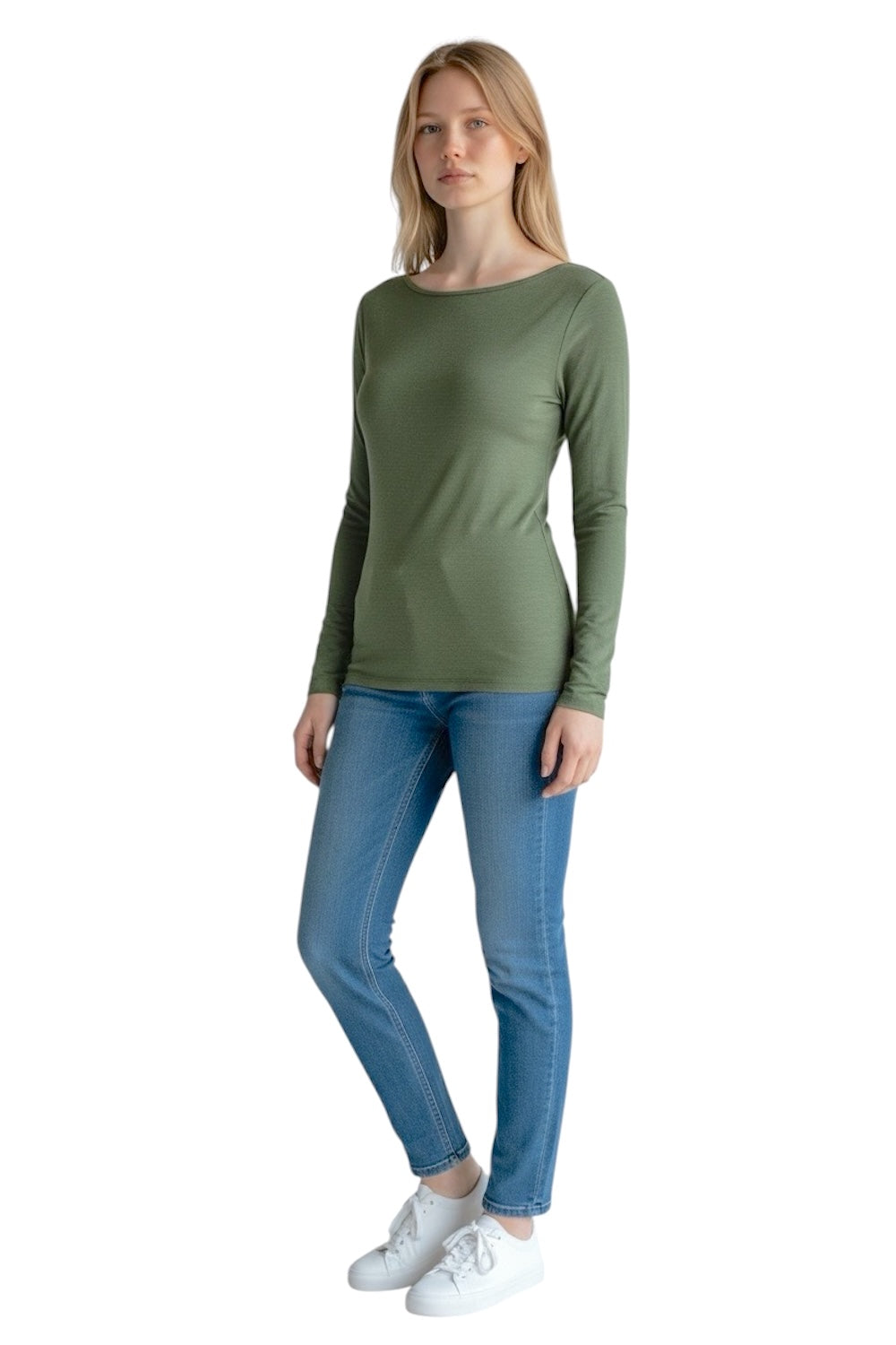 Le îls green cashmere t-shirt