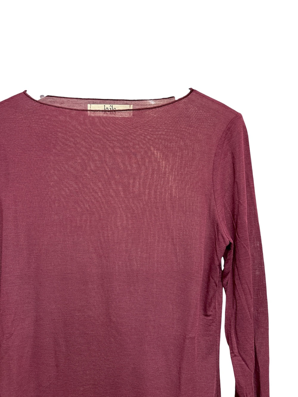 Le îls bordeaux cashmere t-shirt