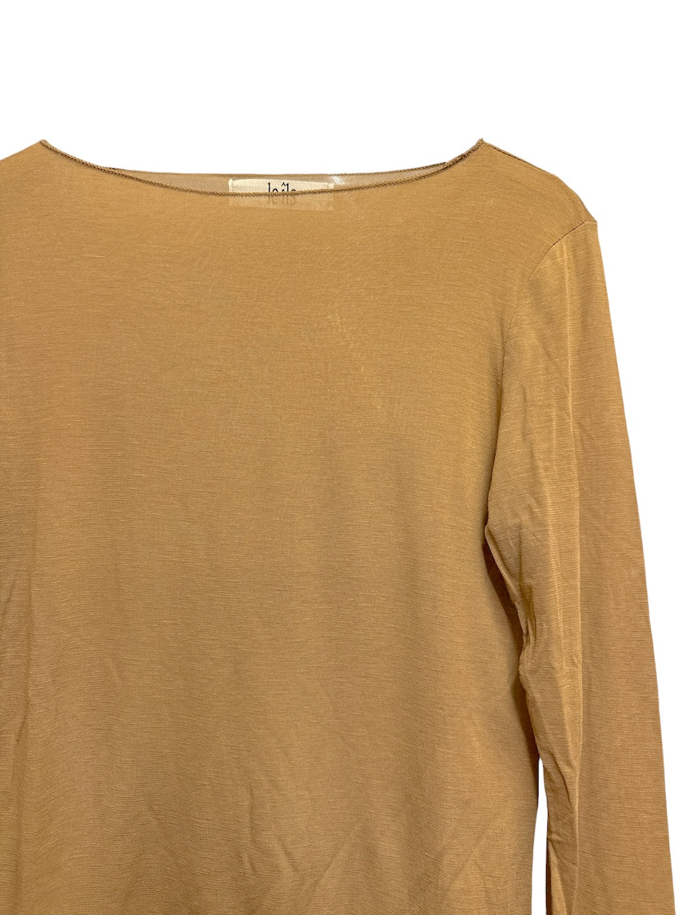 Le îls camel cashmere t-shirt