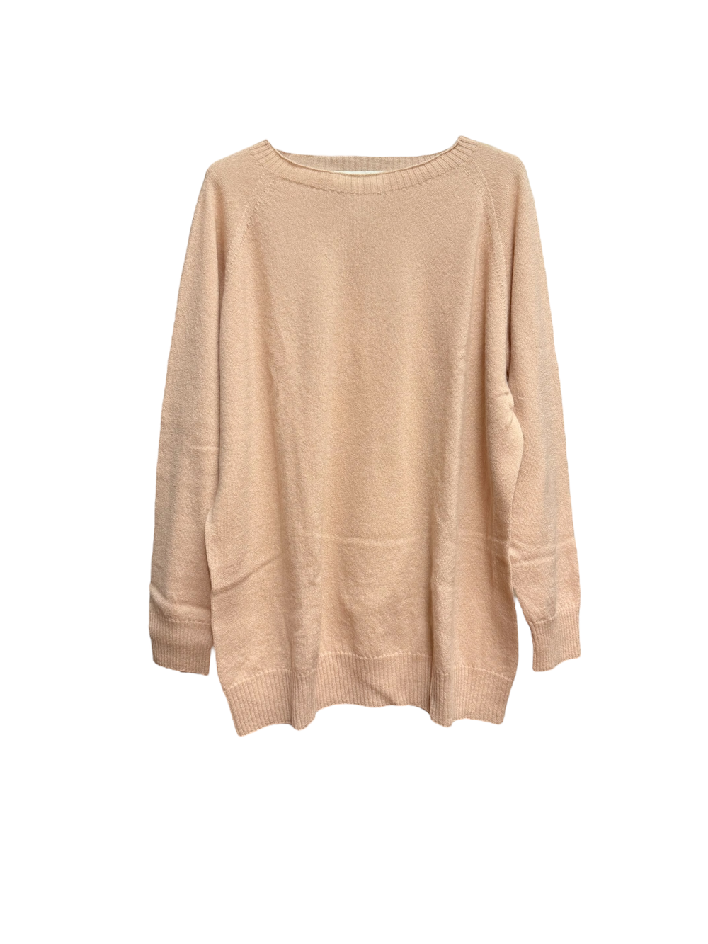 Vicolo long antique pink cashmere pullover