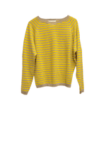 Vicolo camel yellow line cashmere pullover