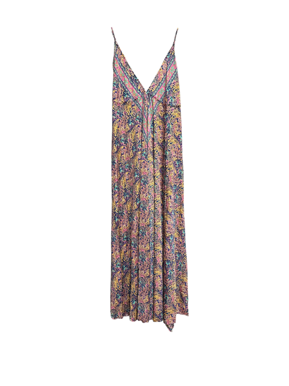 Hindi multicolor pink dress