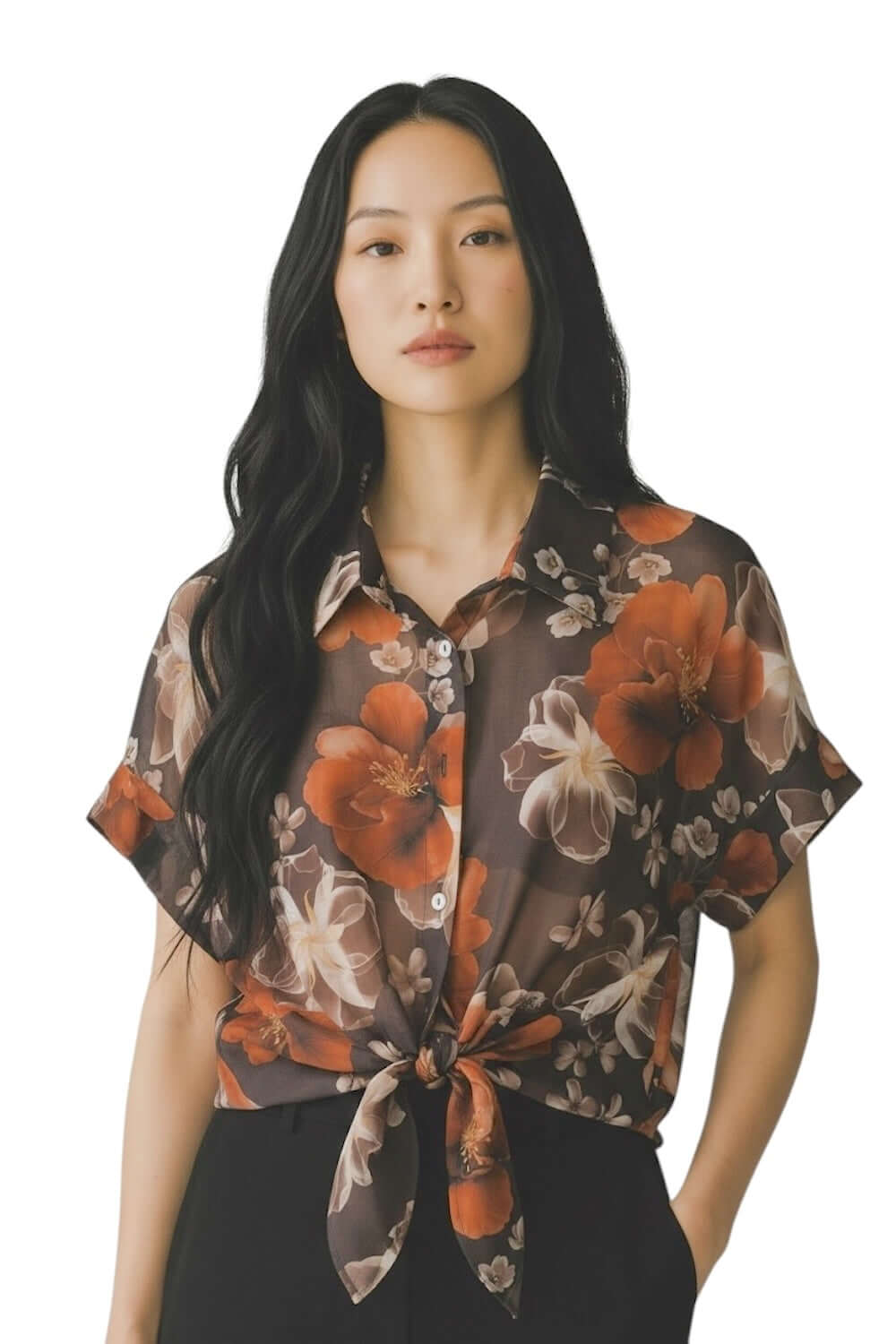 Camicia marrone Susy Mix