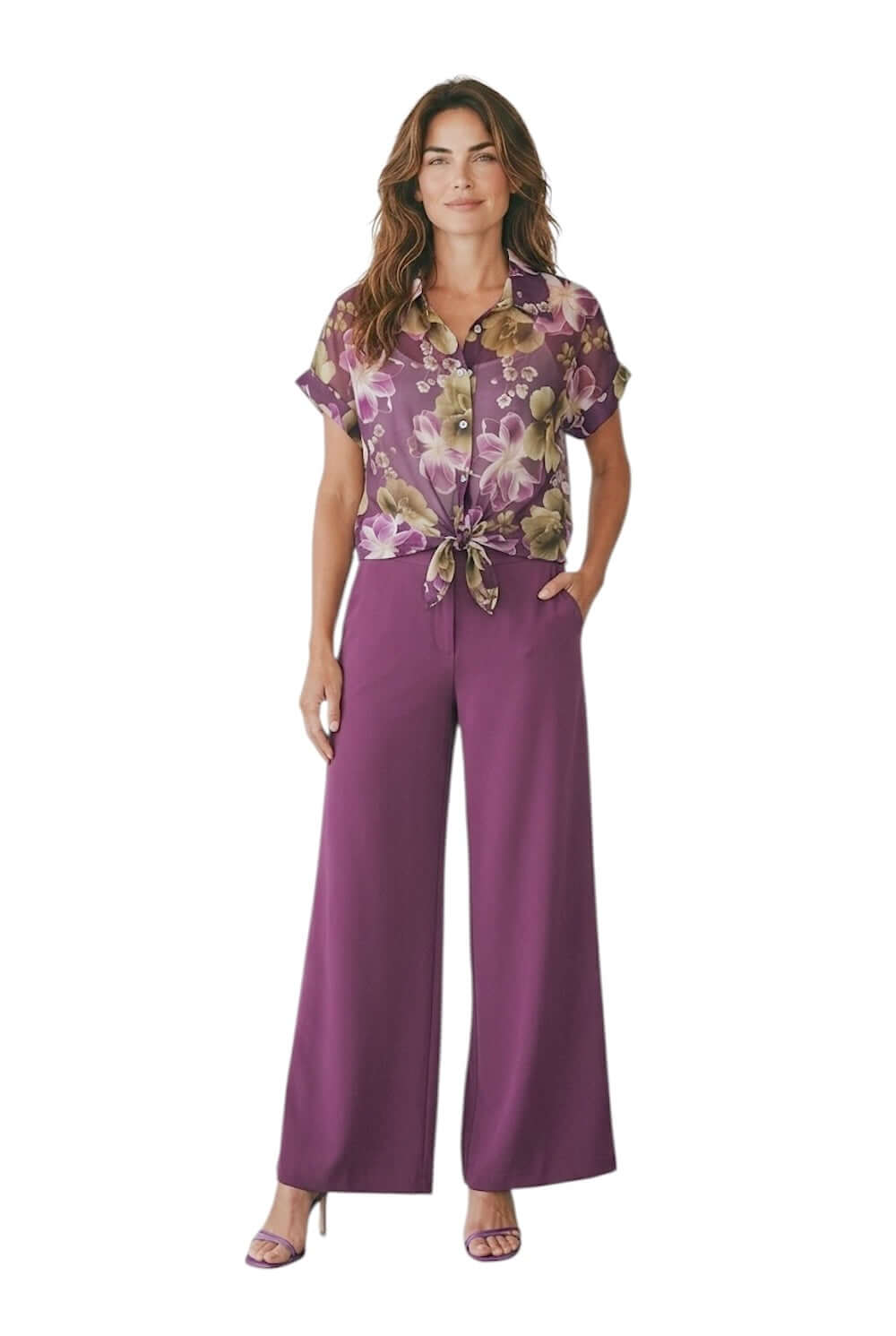 Camicia viola Susy Mix