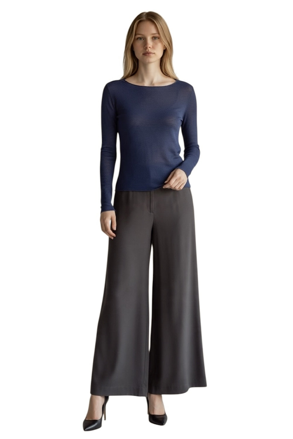 Le îls blue cashmere t-shirt