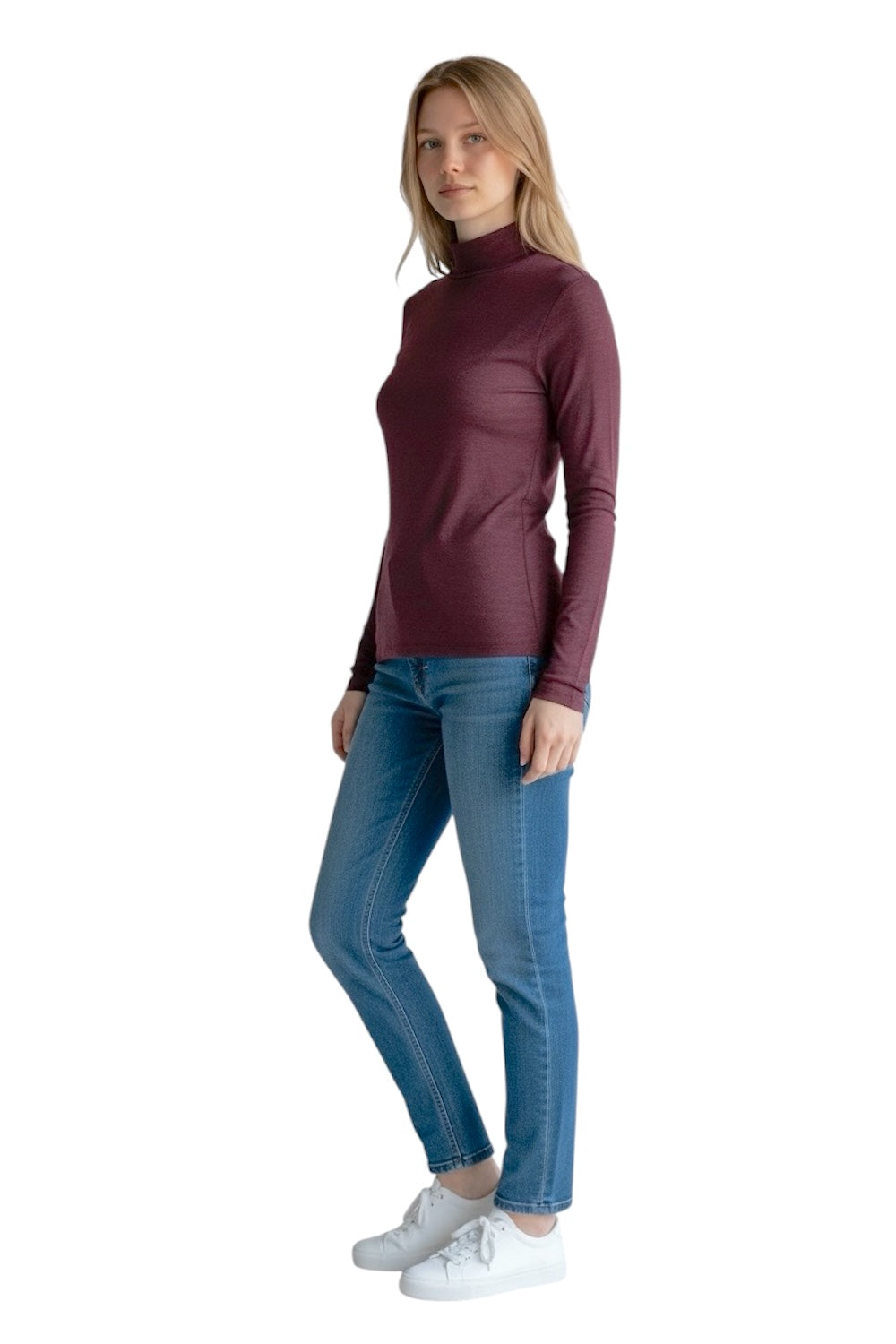 Le îls bordeaux cashmere t-shirt