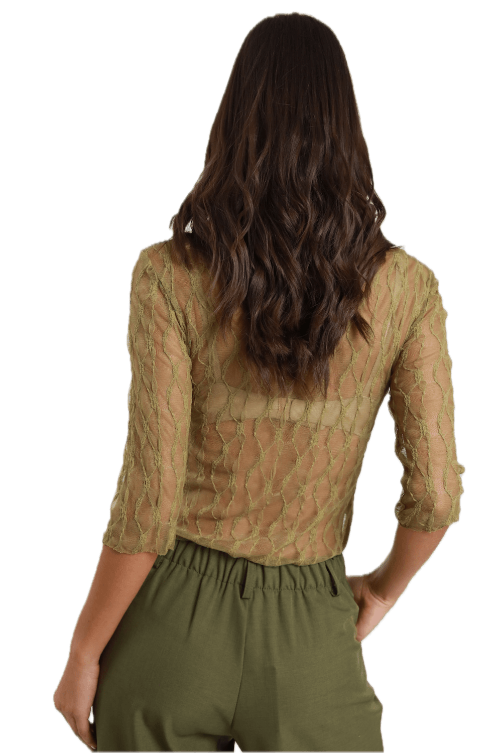 Susy Mix olive green t-shirt