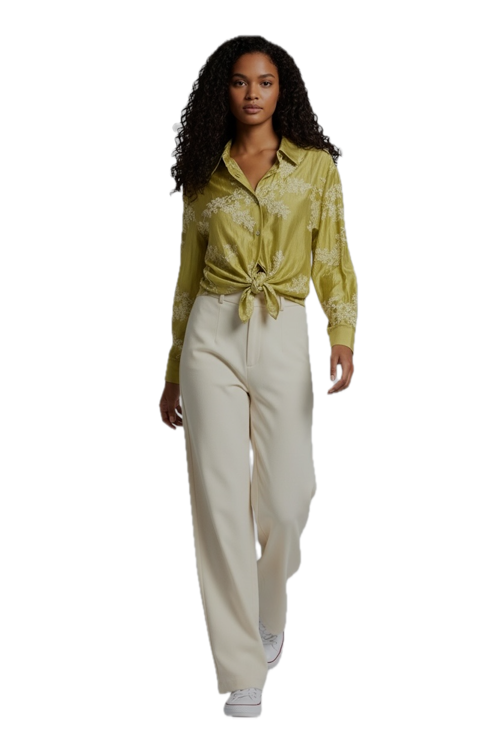 Susy Mix olive green shirt