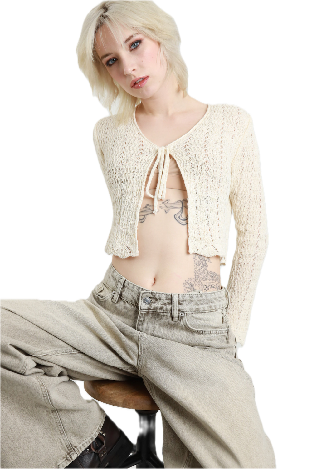 Susy Mix cream cardigan