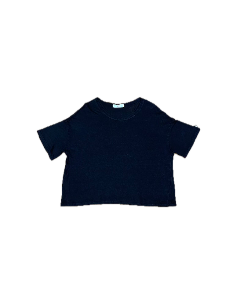 Le îls schwarzes T-Shirt