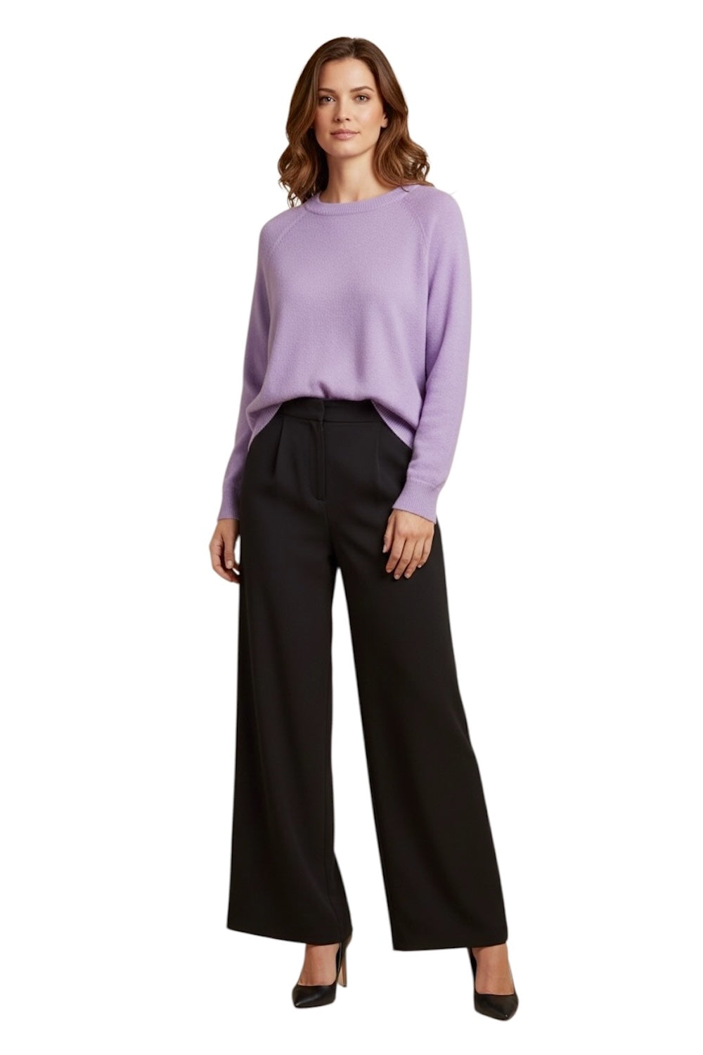 Vicolo lilac cashmere pullover