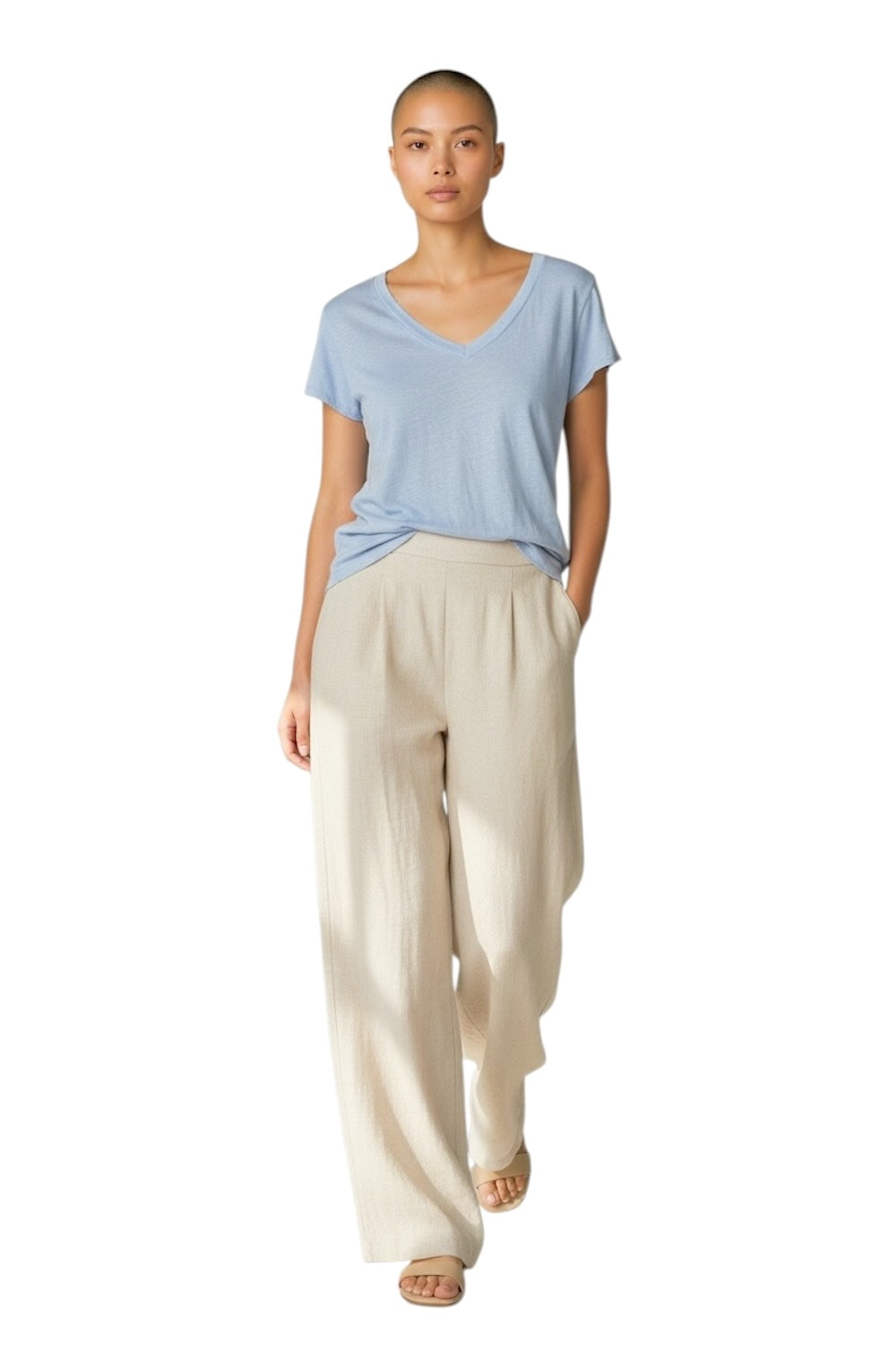 Le îls light blue t-shirt