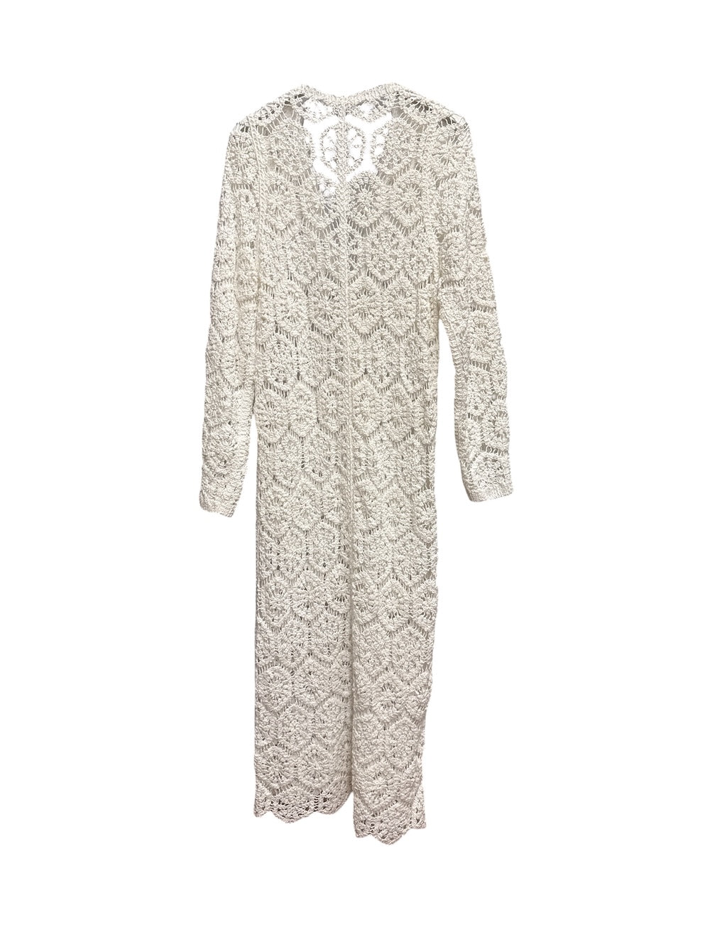 Le îls white long cardigan