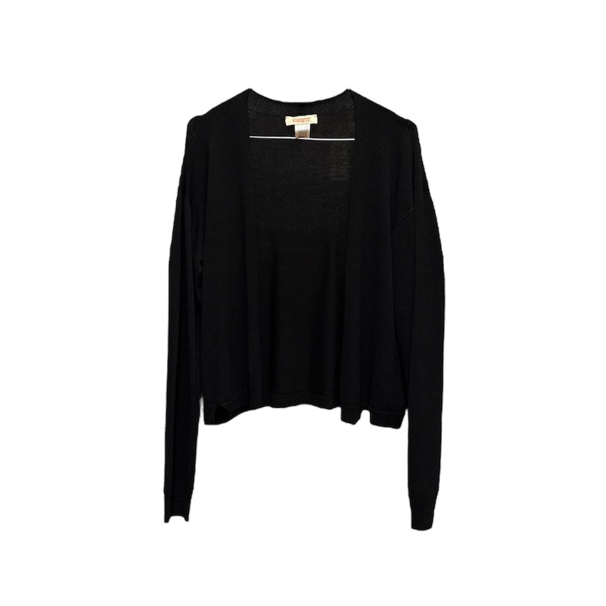 Kontatto black cardigan