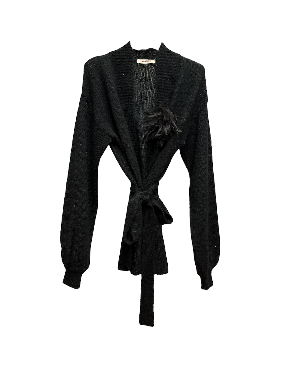 Kontatto black cardigan