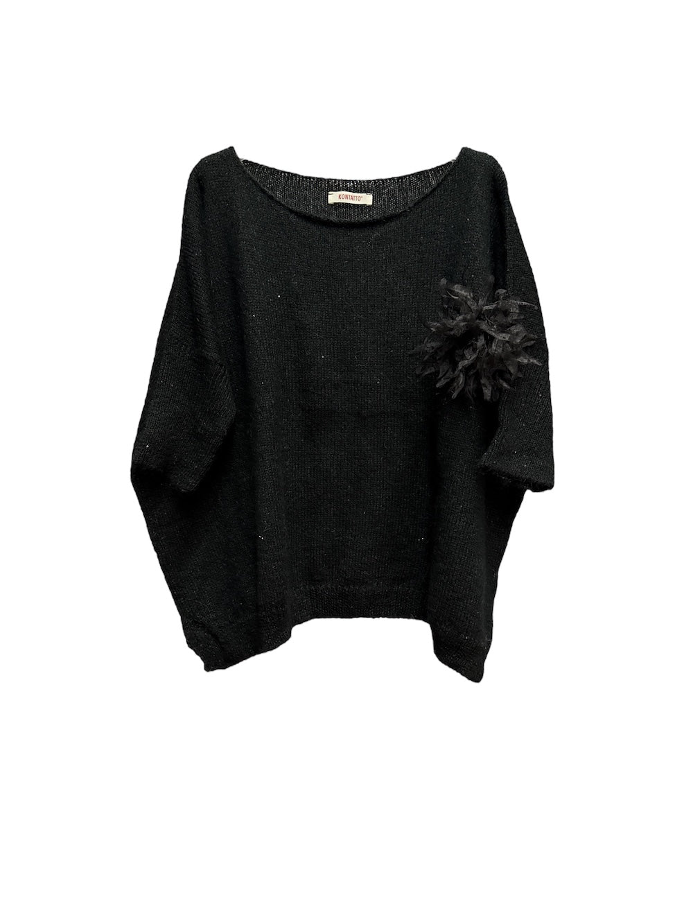 Kontatto black pullover