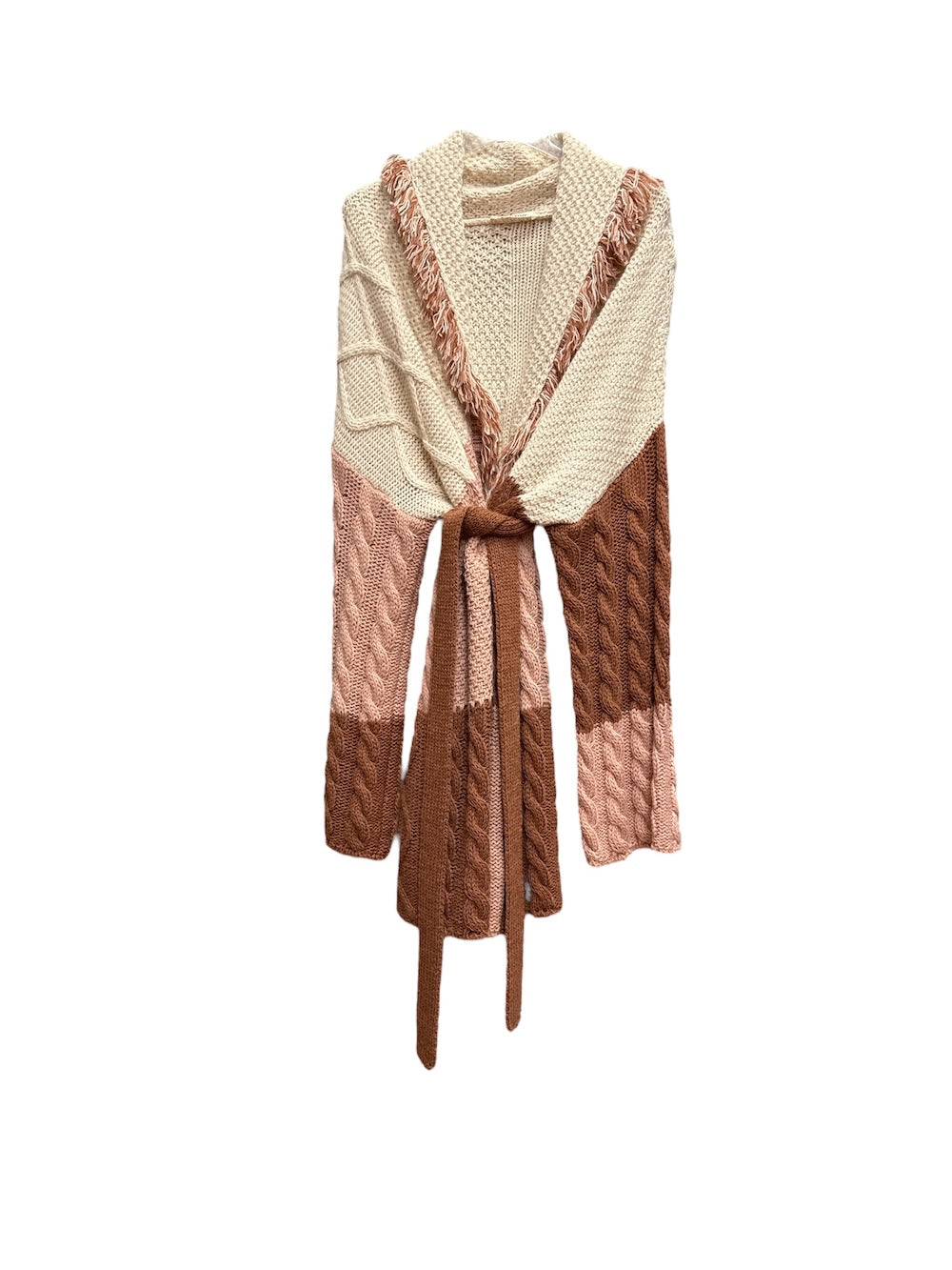 Kontatto earth light pink butter cardigan