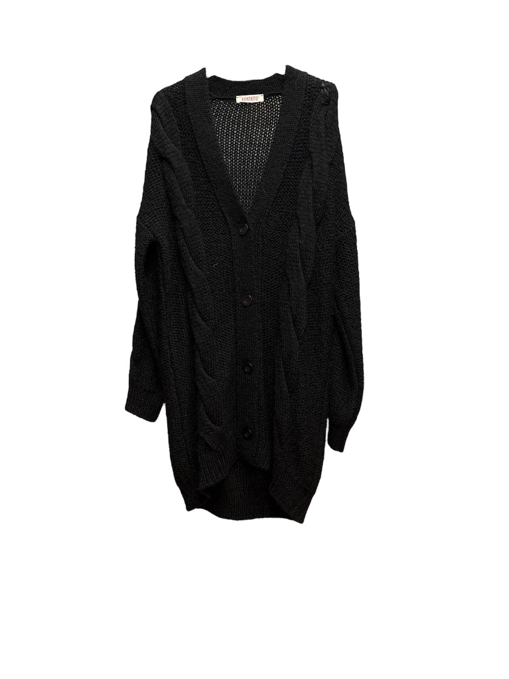 Kontatto black cardigan