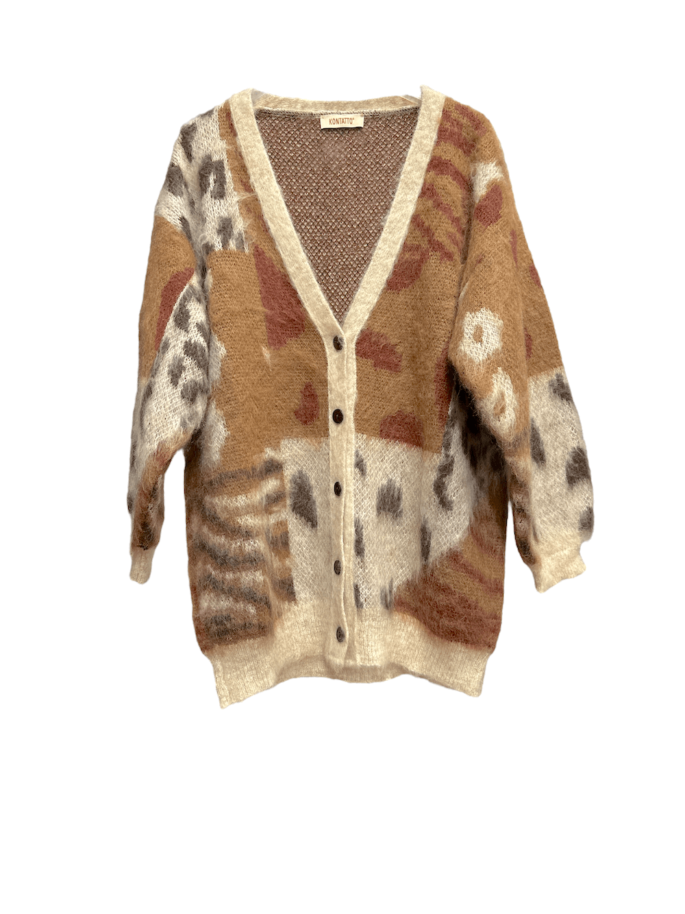 Kontatto beige cardigan