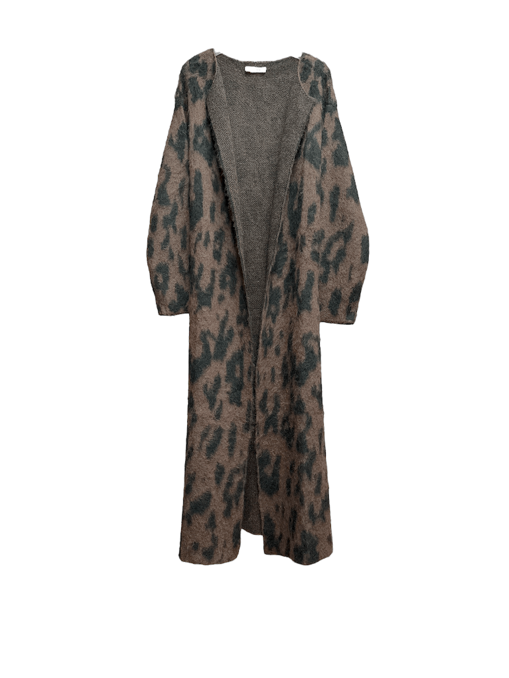 Kontatto brown black cardigan