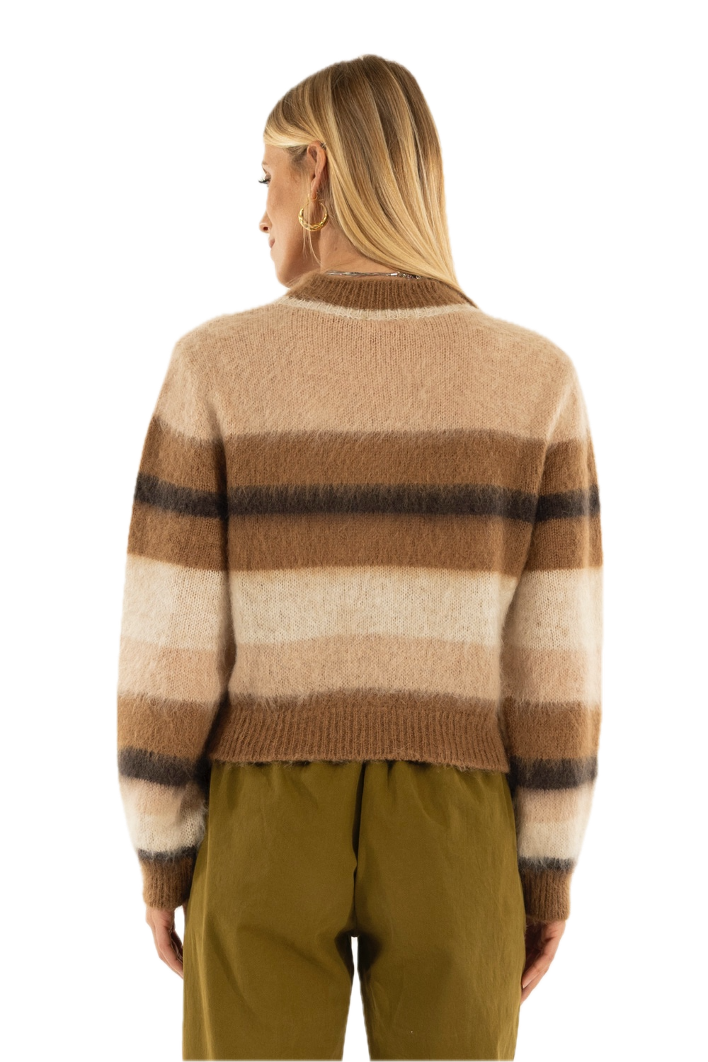 Kontatto biscuit nude beige brown pullover