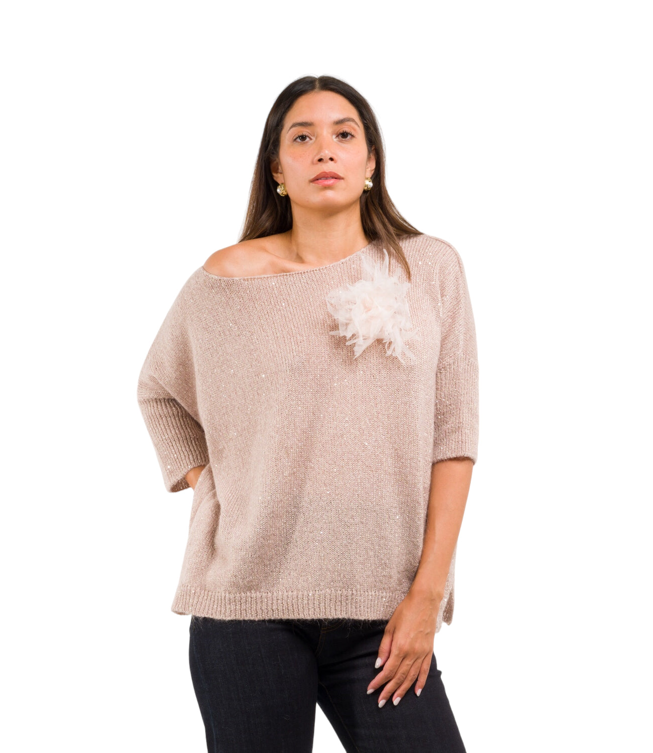 Kontatto beige pullover