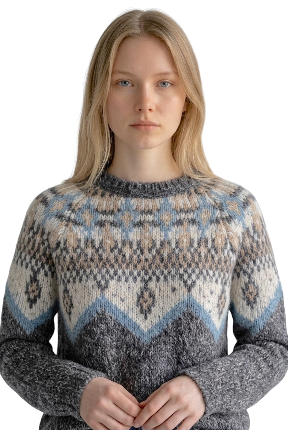 Kontatto cloud cloud cream camel pullover