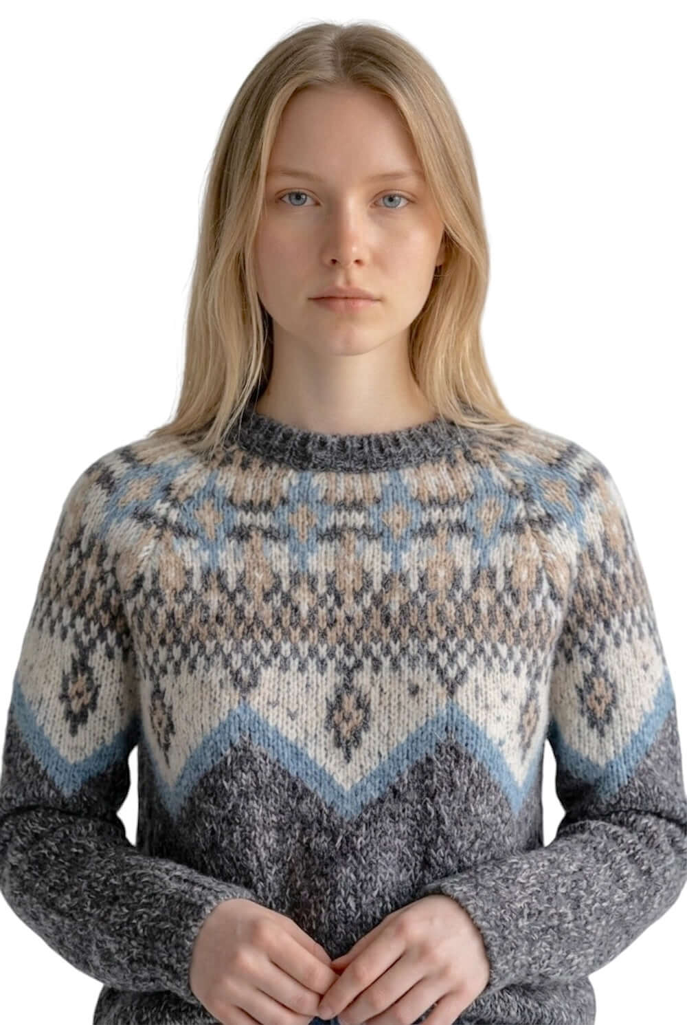 Pullover Kontatto in lana color cammello