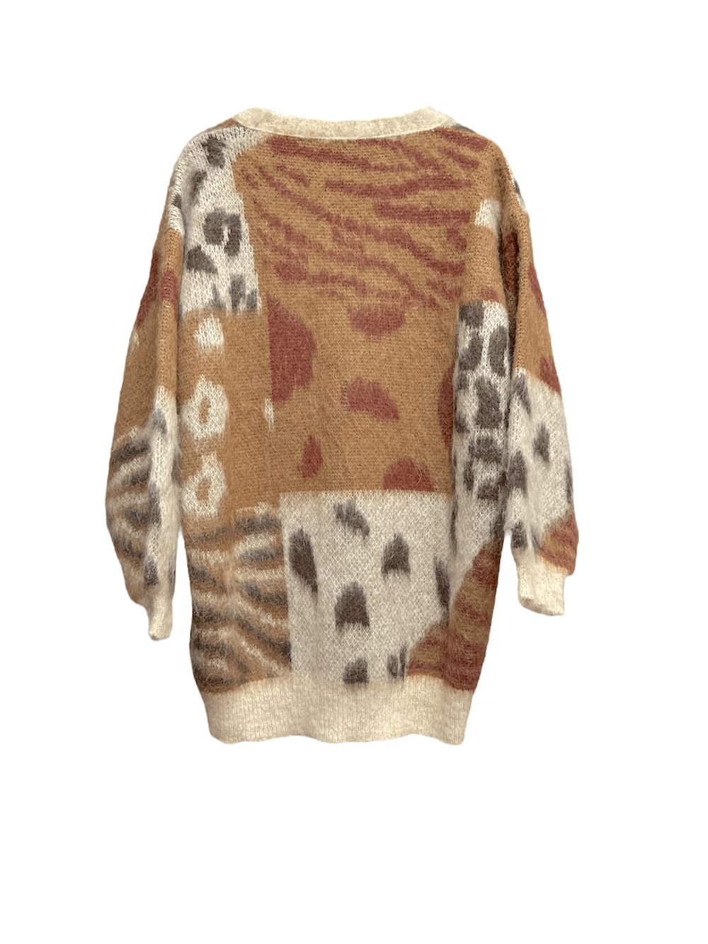 Kontatto beige Strickjacke