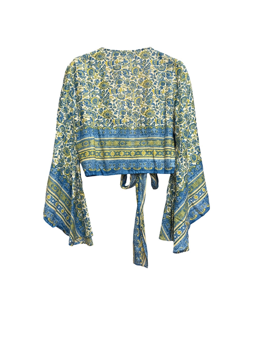 Hindi light blue shirt