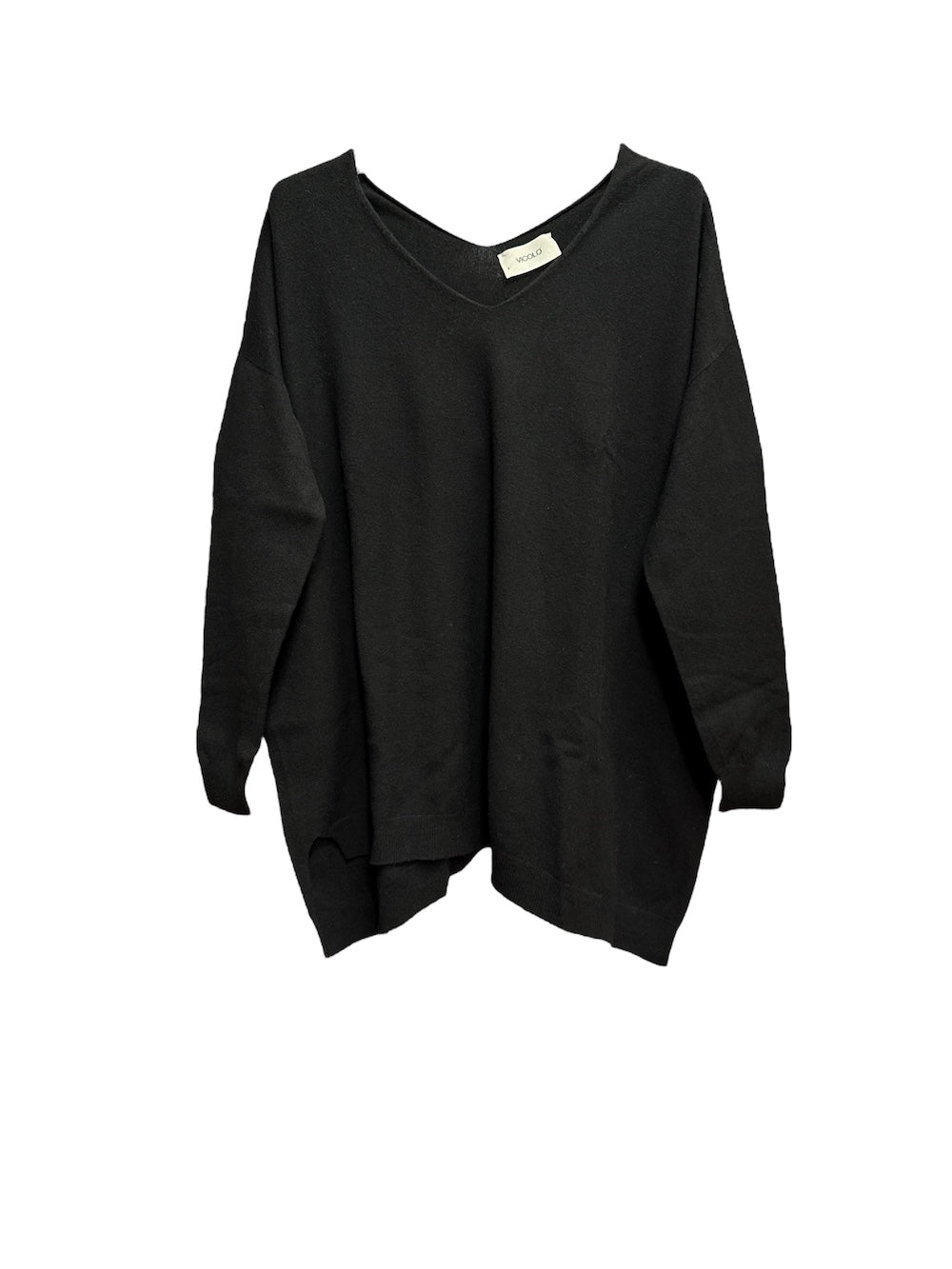 schwarzer Vicolo-Pullover