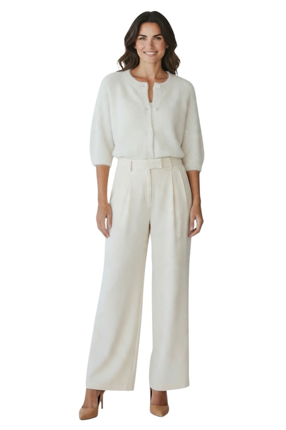 Le îls white cardigan