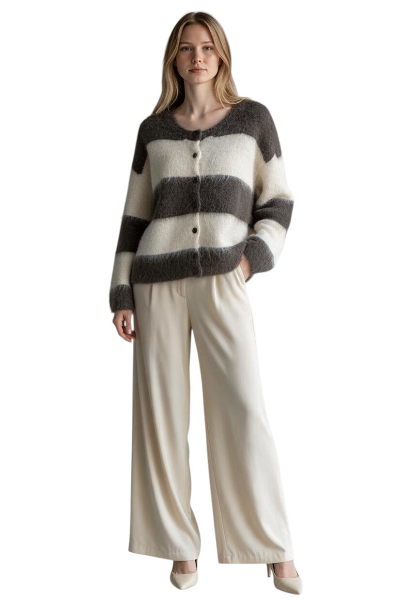 Le îls butter brown cardigan