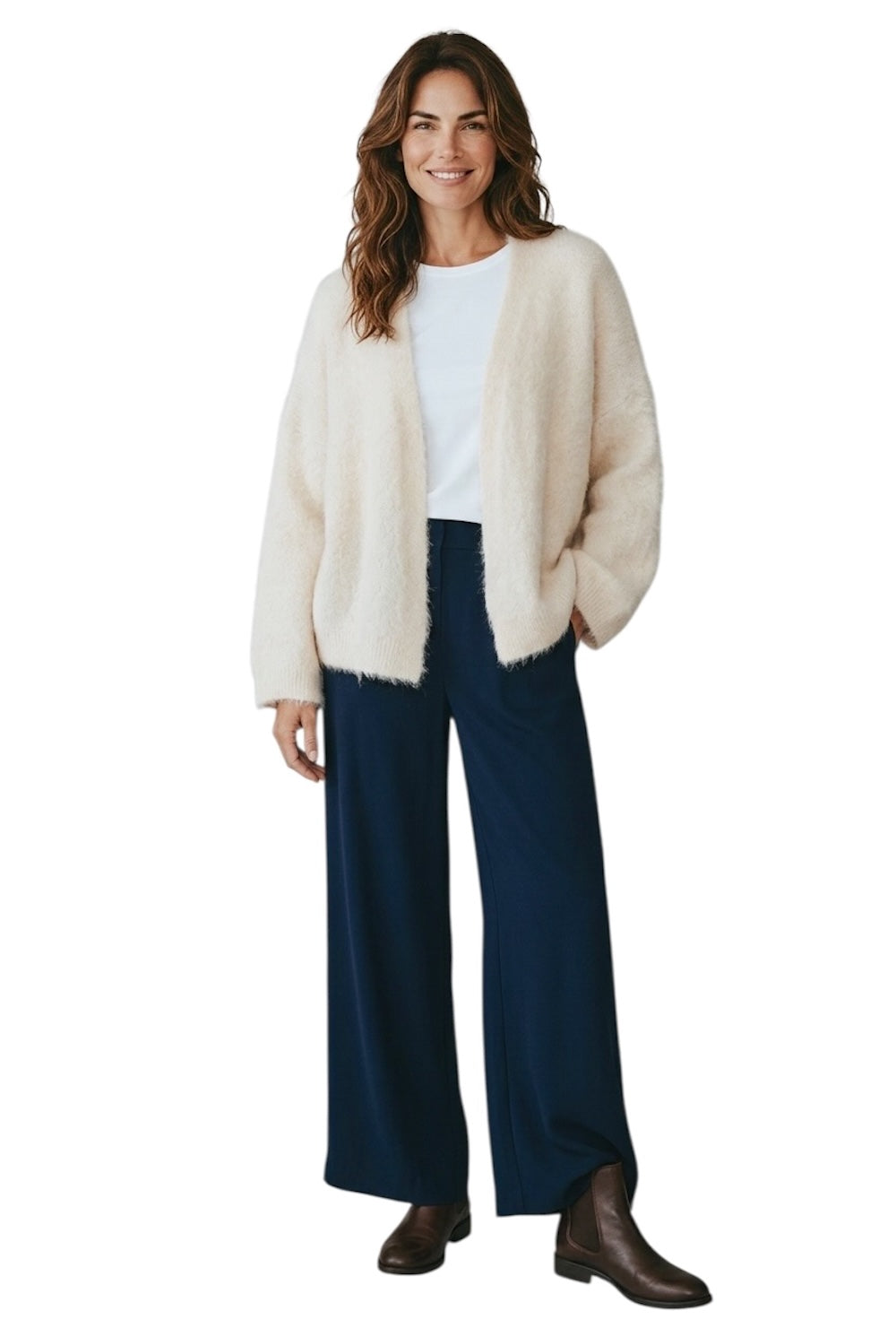 Le îls cream cardigan