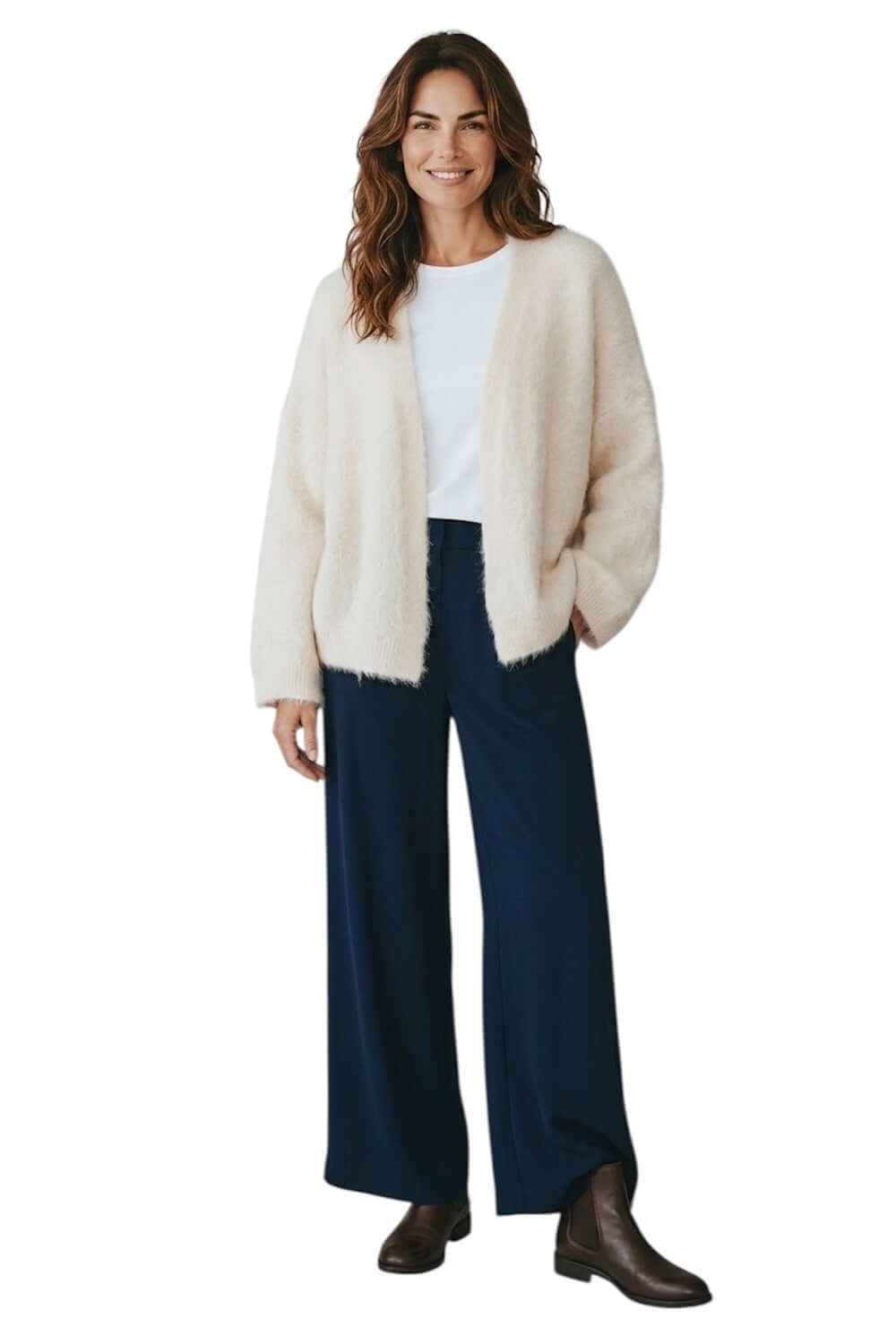 Le îls cream cardigan