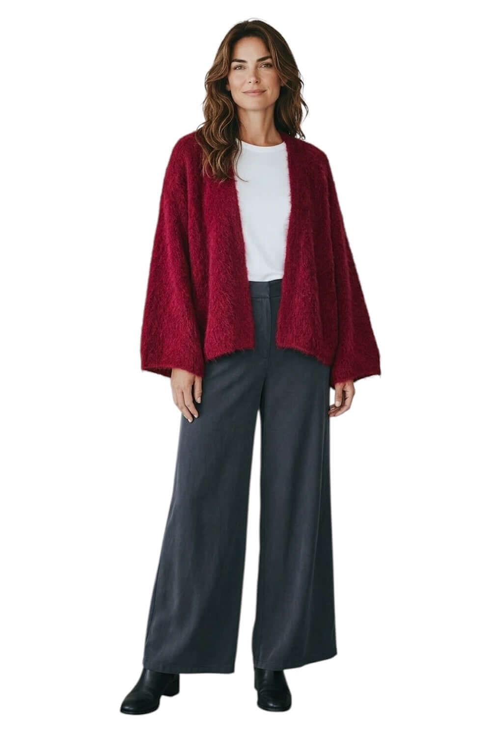 Le îls wine cardigan