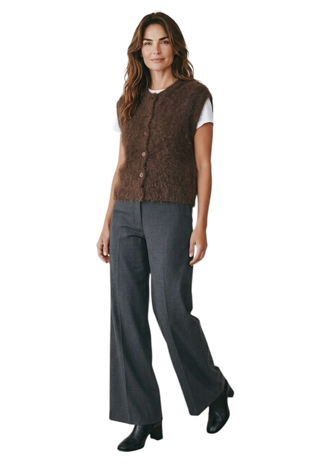 Le îls brown vest