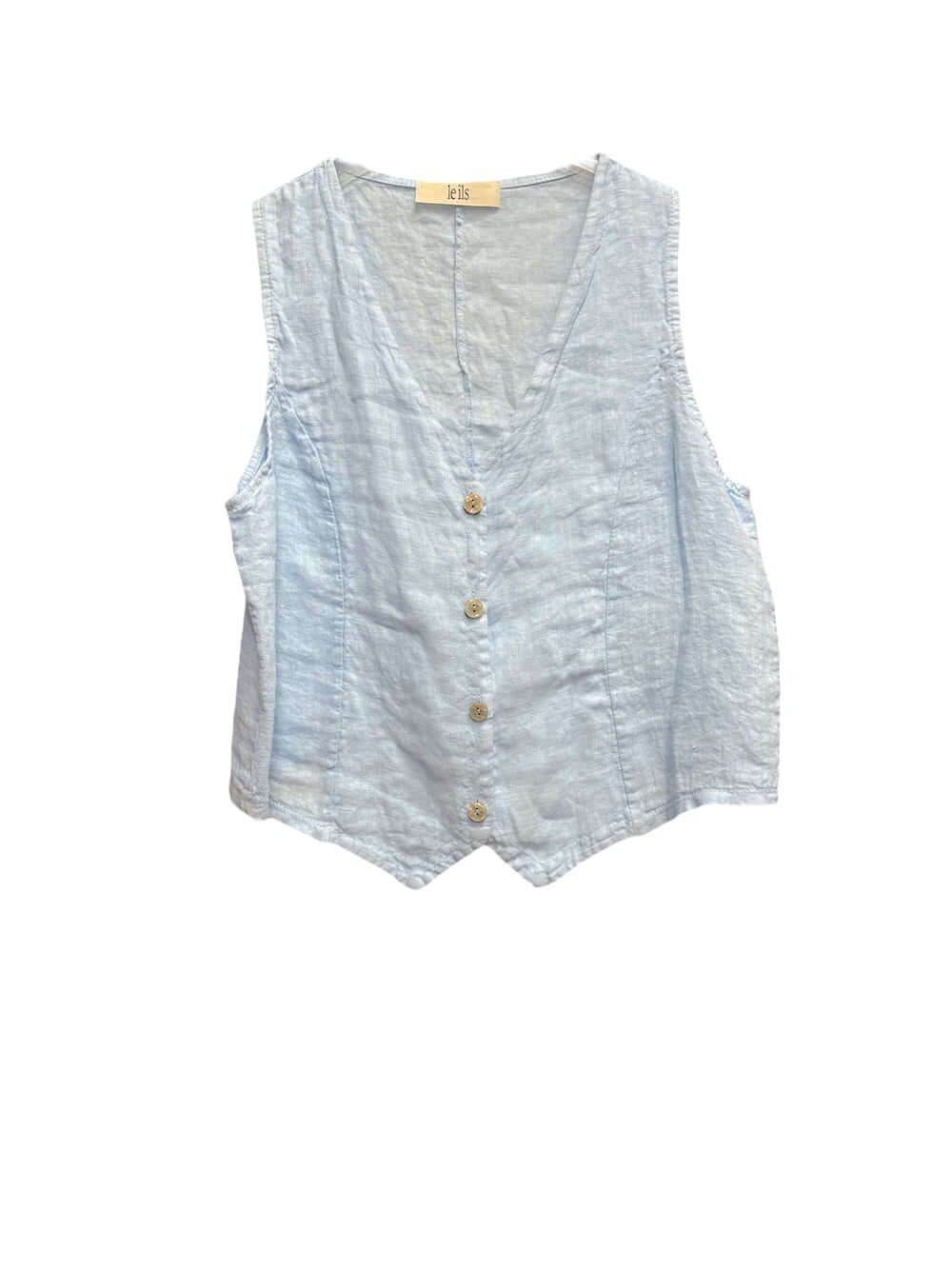Le îls light blue vest