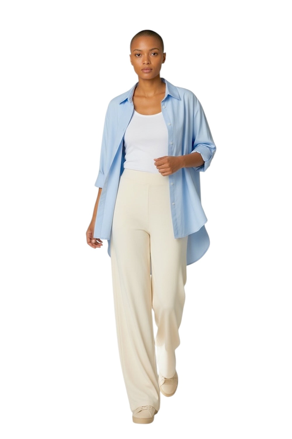 Le îls light blue shirt