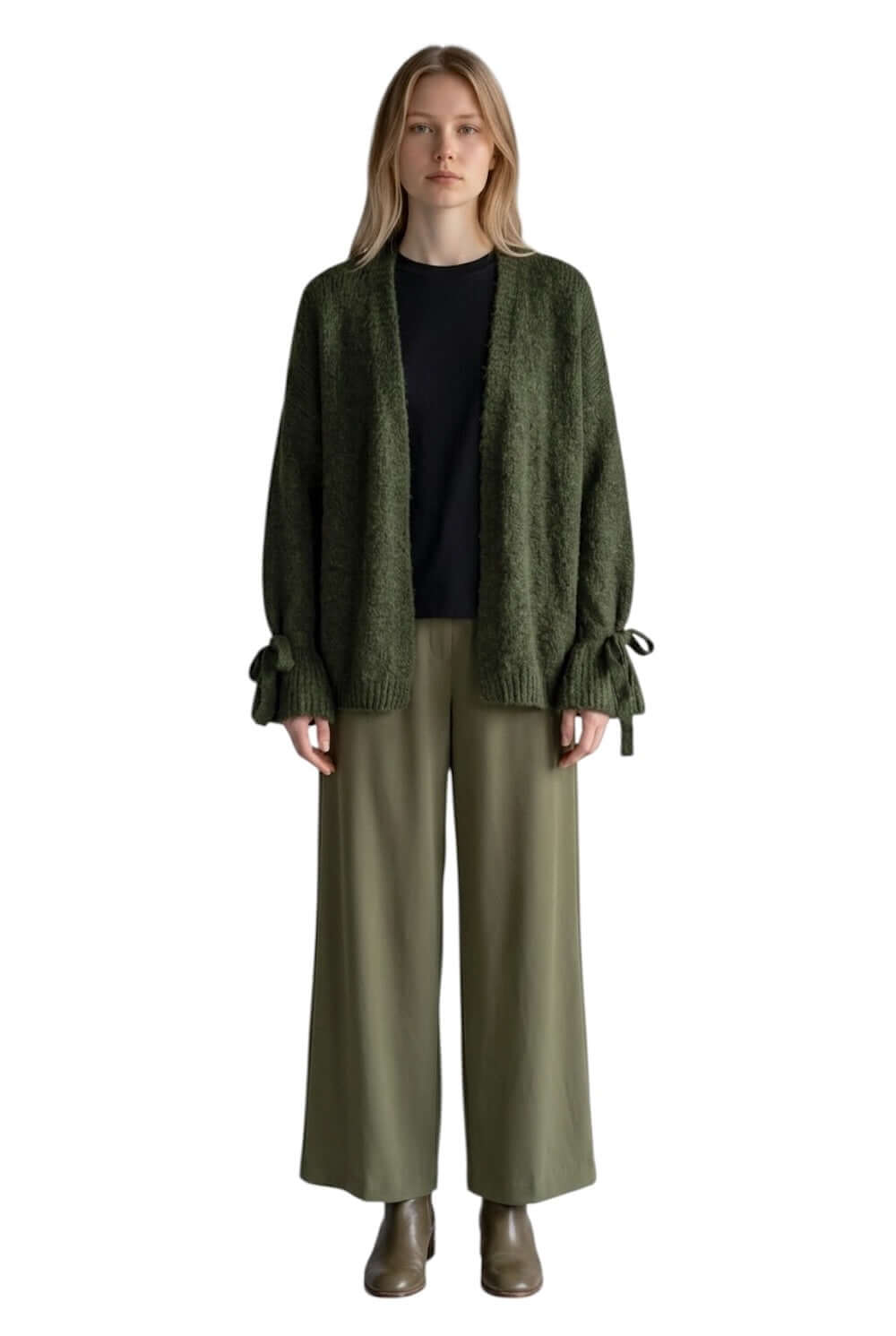 Le îls green cardigan