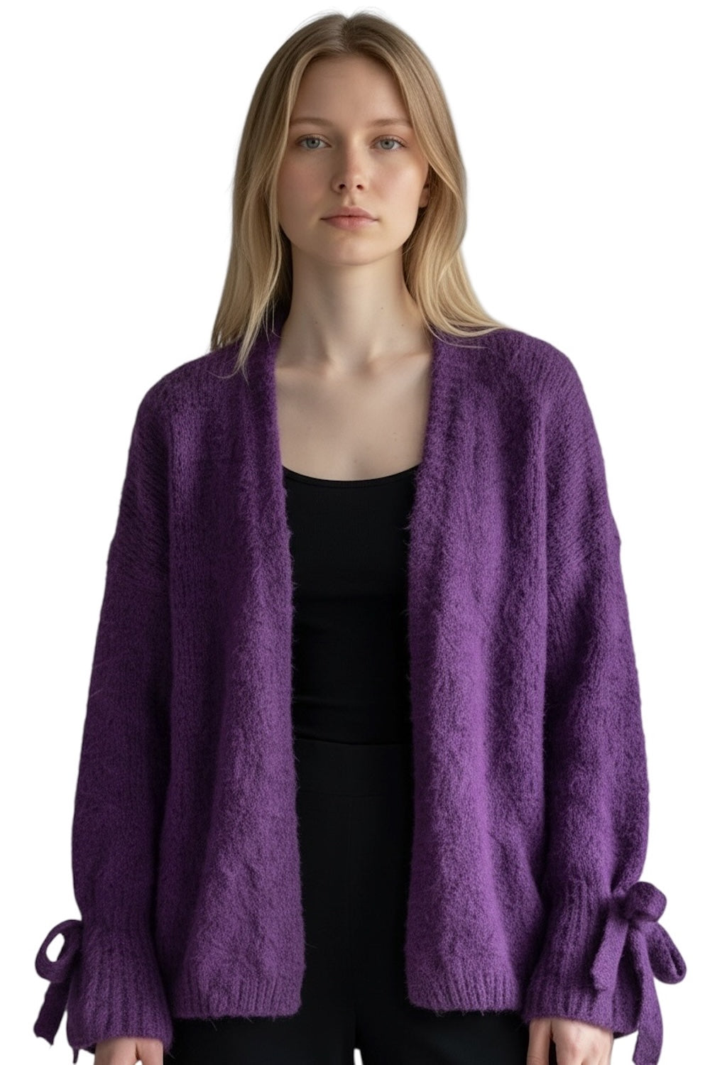 Le îls purple cardigan