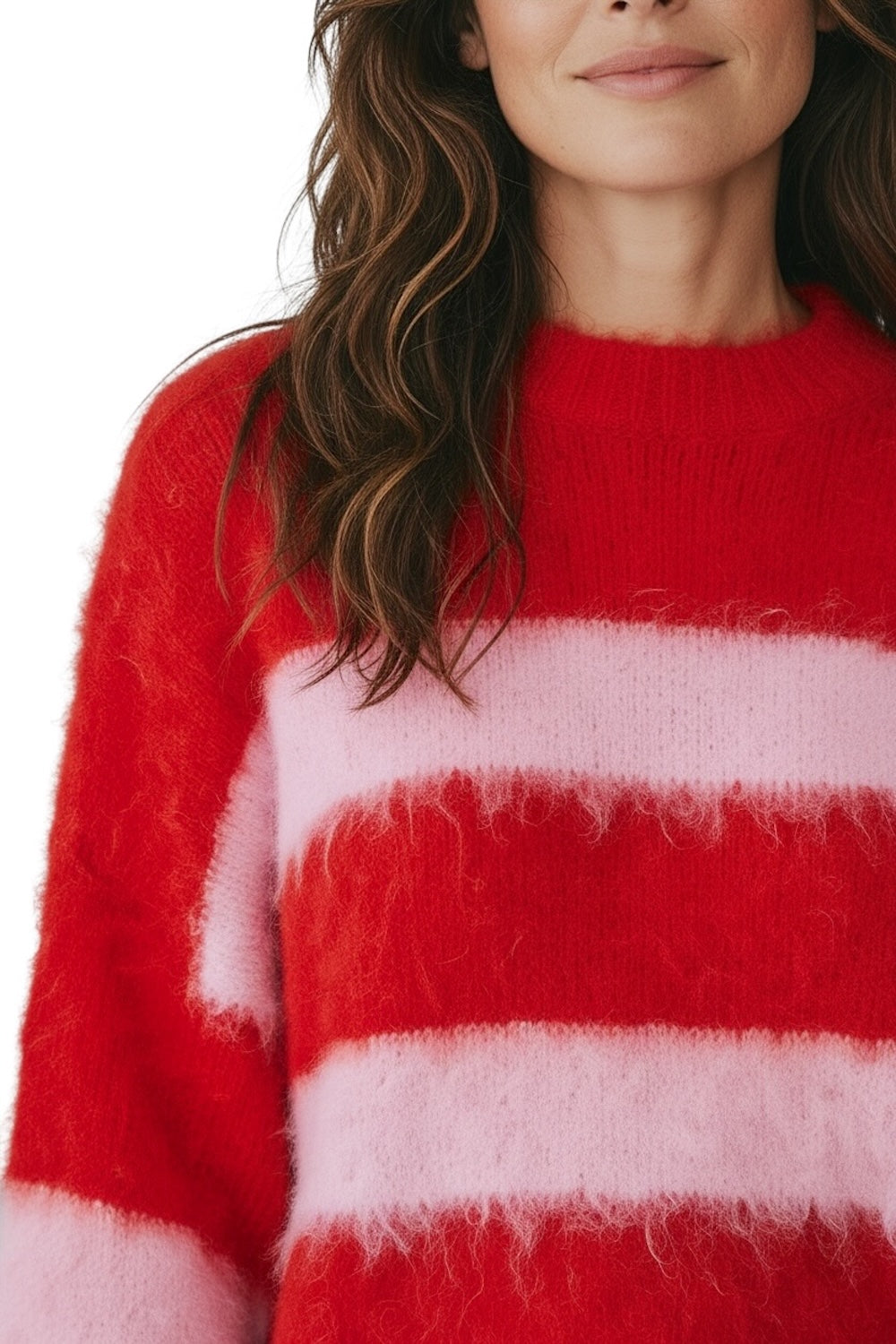 Le îls red pink pullover