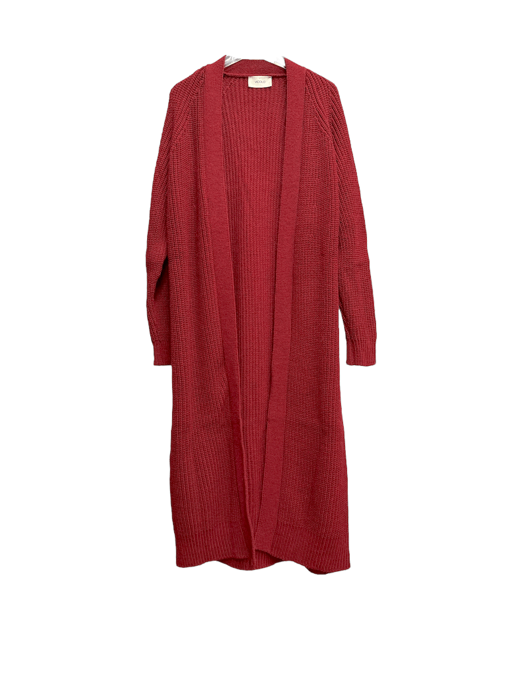 Vicolo red wine cardigan