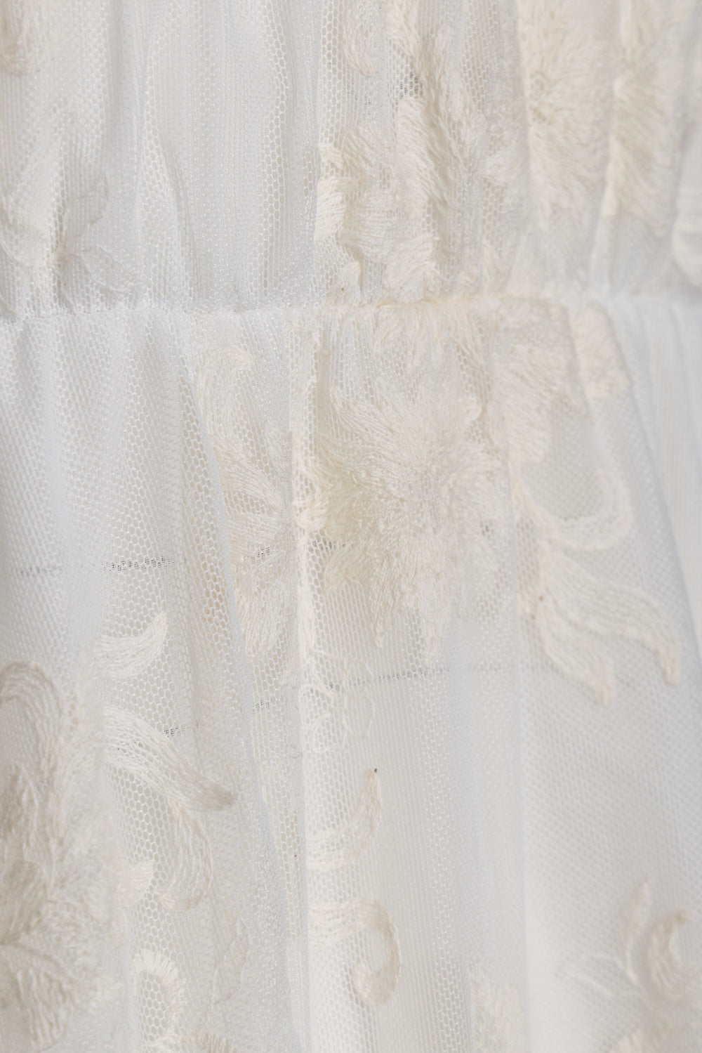 Saiph white damasco dress