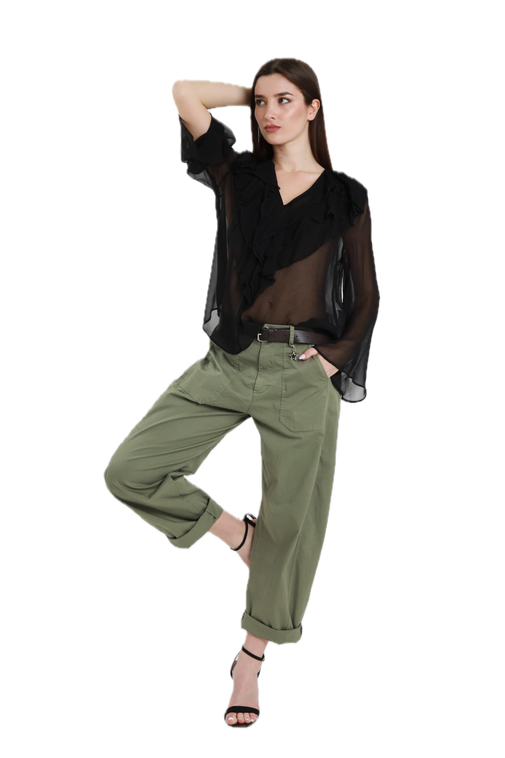 Susy Mix grüne Hose