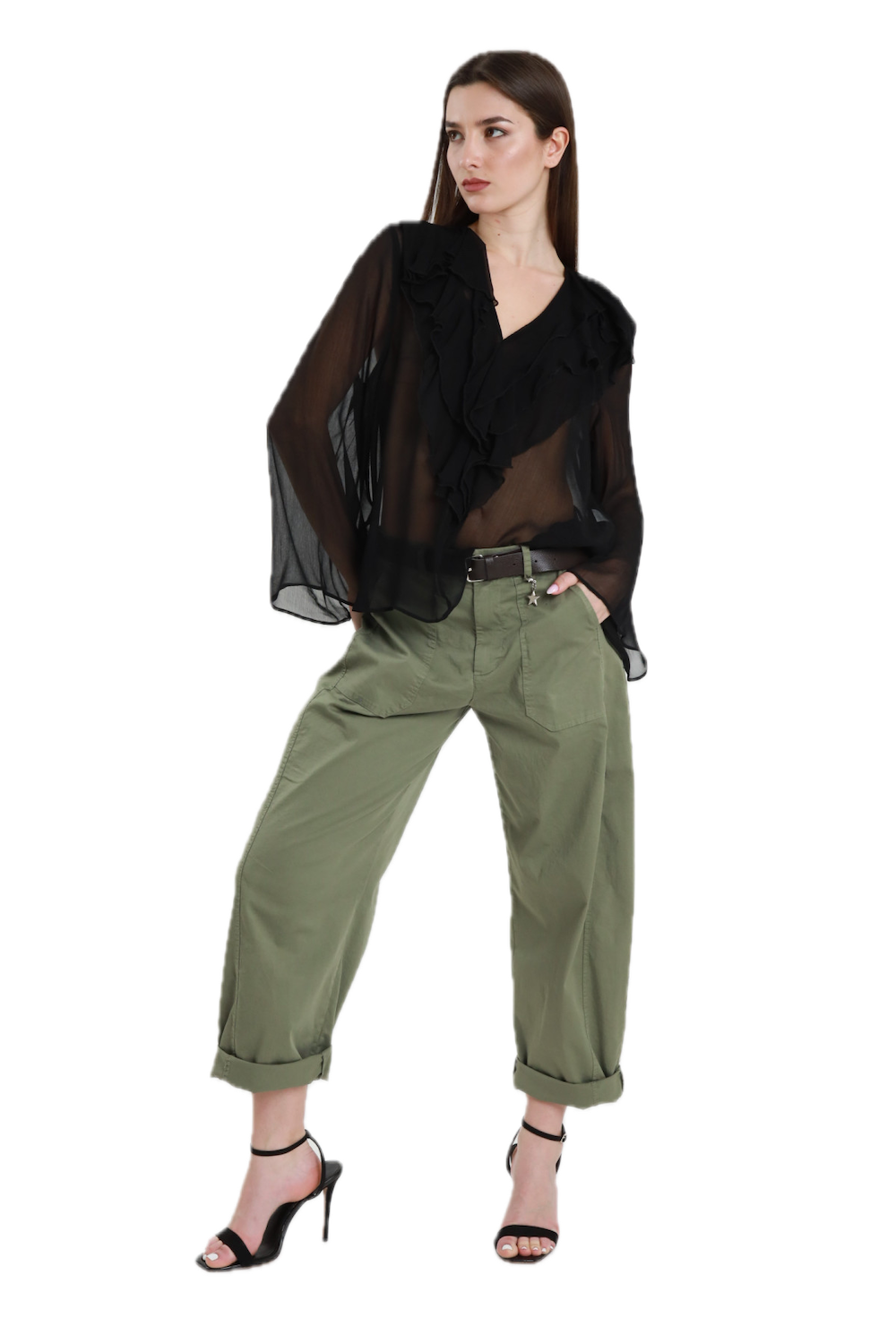Susy Mix grüne Hose